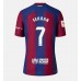 Billige Barcelona Ferran Torres #7 Hjemmebane Fodboldtrøjer Dame 2023-24 Kortærmet